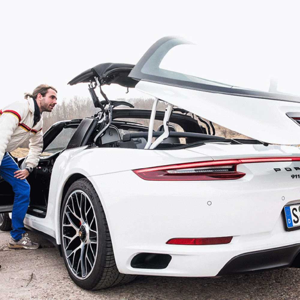 پورشه 911 Targa 4/4S مدل 2021 در حال تست